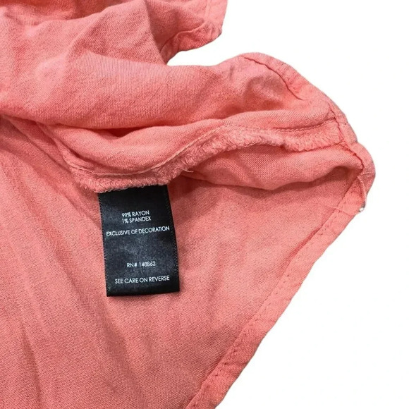 Torrid Peach Pink Crochet Ruffle Sleeve Top 3X - Picture 5 of 5